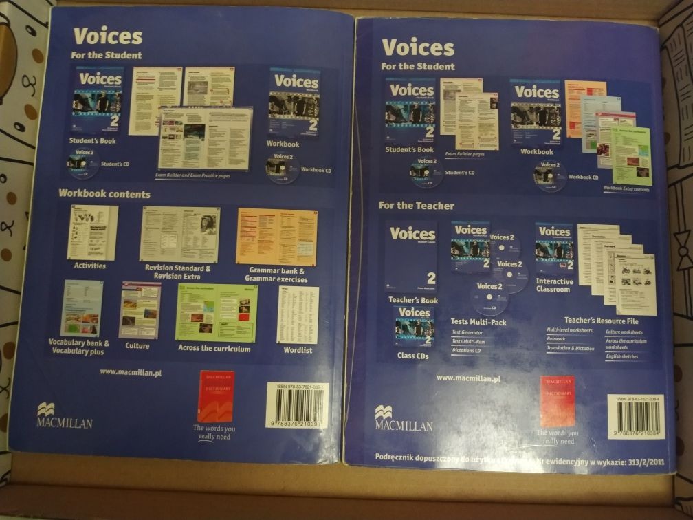 Voices 2: Workbook + Student's Book, Macmillan +2x CD