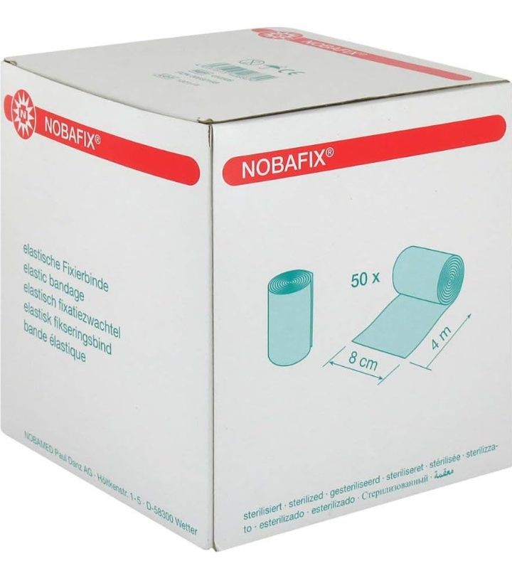 NOBAFIX bandaże mocujące elast.8 cmx4 m 50 szt