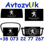 Магнитола Peugeot 508 607 Пежо GPS USB 2 дин Tesla CarPlay Android 14
