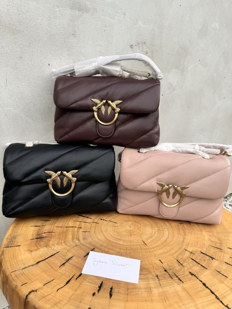Torebka Pinko Classic  puff kolor cipria