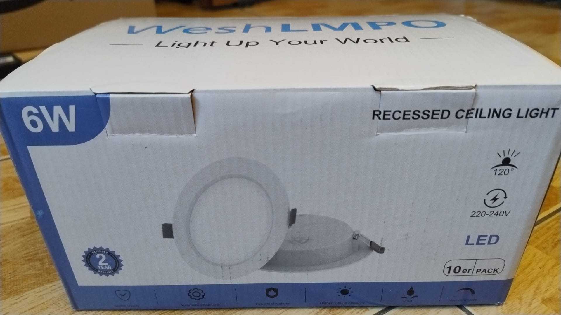Wpuszczane Reflektory LED 6W WeshLMPO