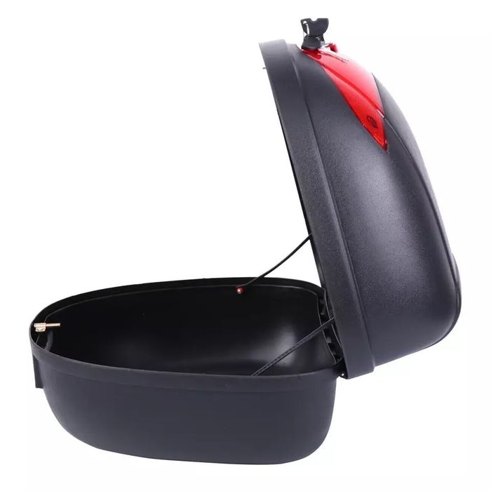 Top case mala com fecho moto 28 L e 52 L cafe racer