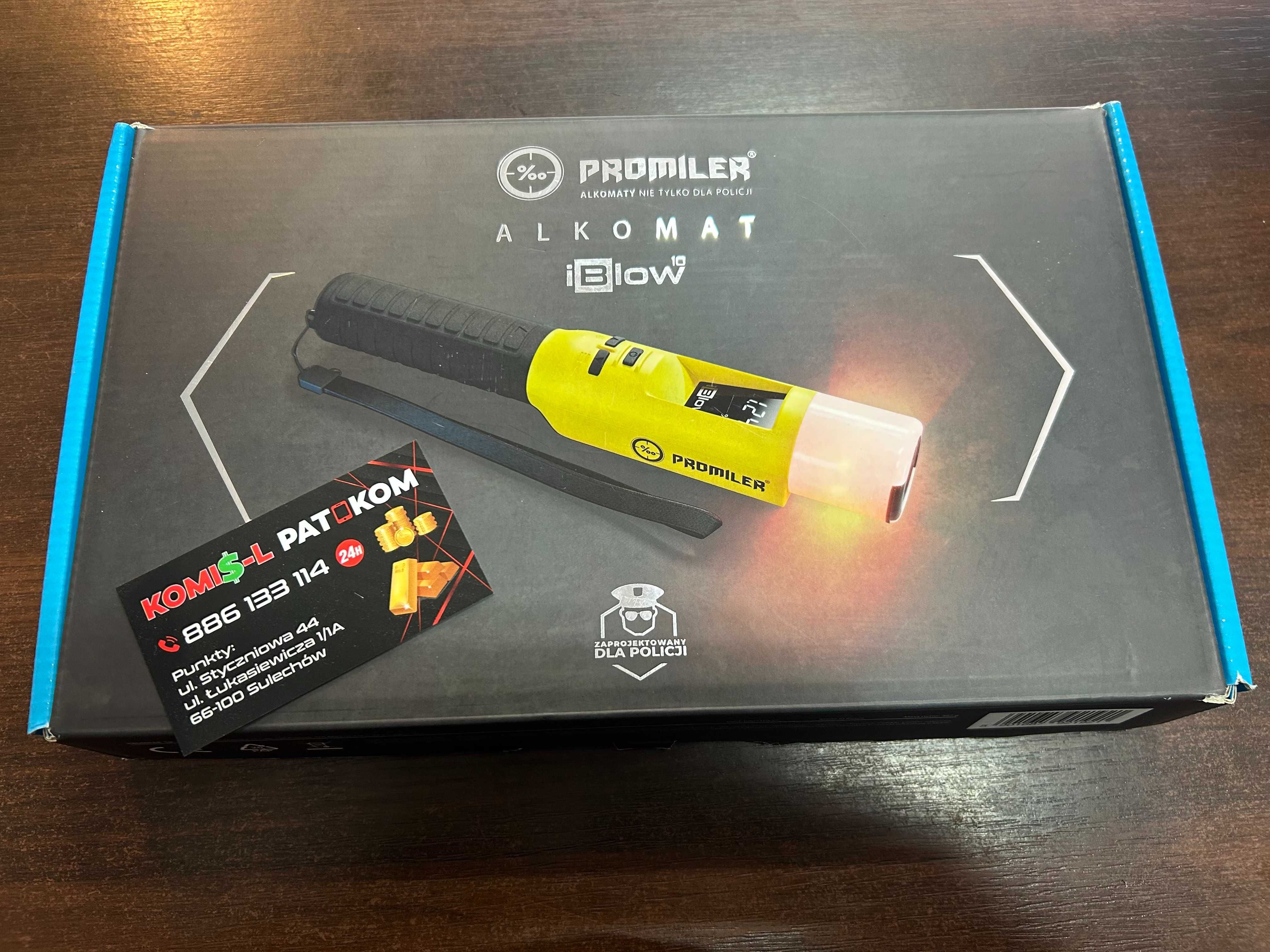 Alkomat Promiler  iBlow 10 /Jak nowy/ ***L PAT KOM*