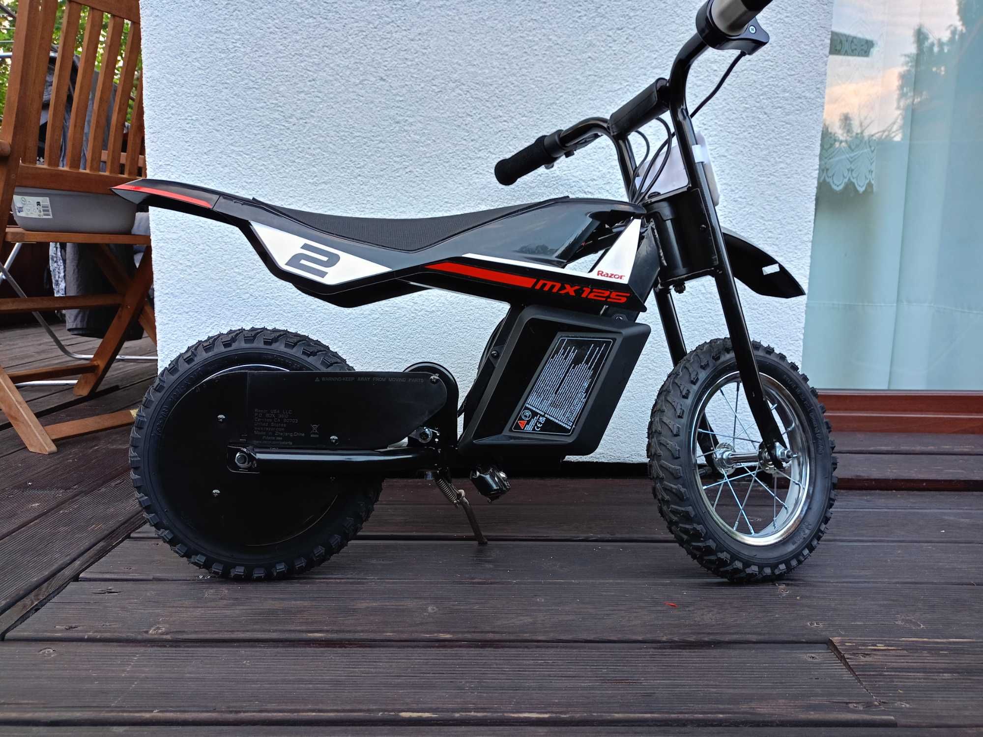 Motocykl elektryczny Razor MX125 + Peg Perego Akumulator 12V/8Ah