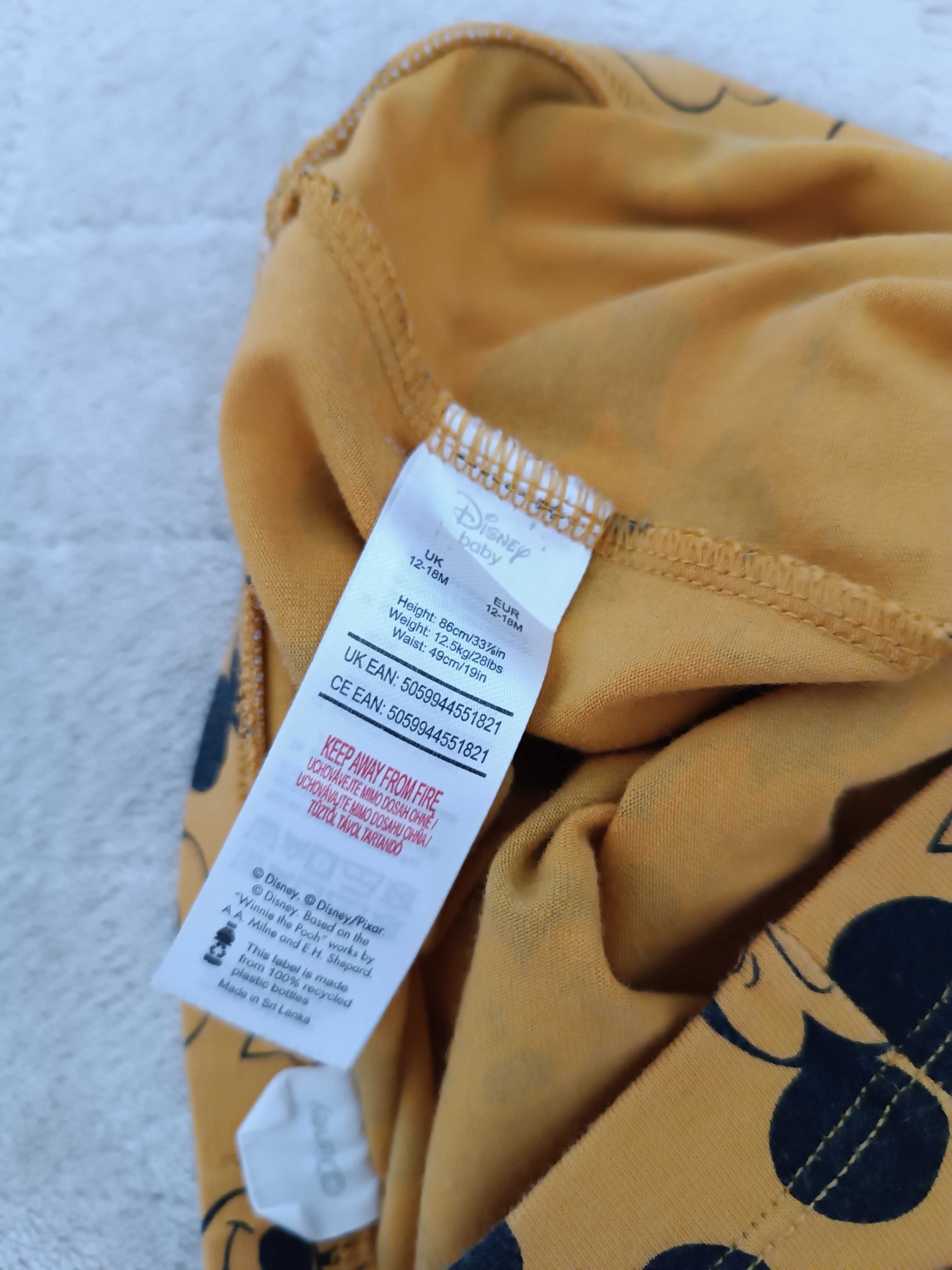 Zestaw body legginsy Myszka Mickey, 80/86 Disney