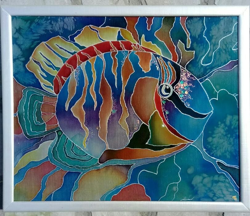 Батик - картина на шелке