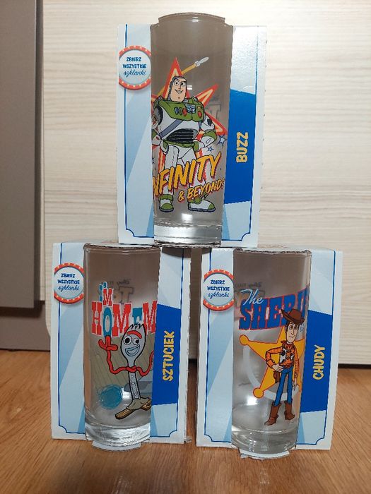 Toy story 3 szklanki