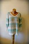 Sweter damski kolorowy rozmiar 40.