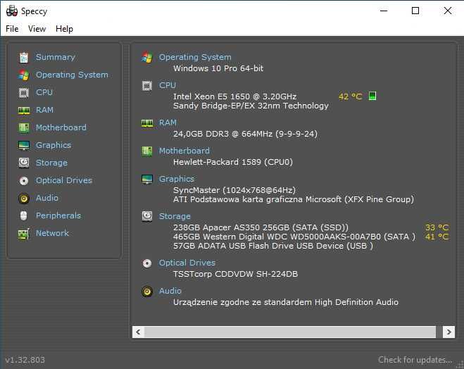 komputer PC HP Z420, Intel 6 x 3.2GHz , SSD, HDD, 24GB RAM , RX480 4GB