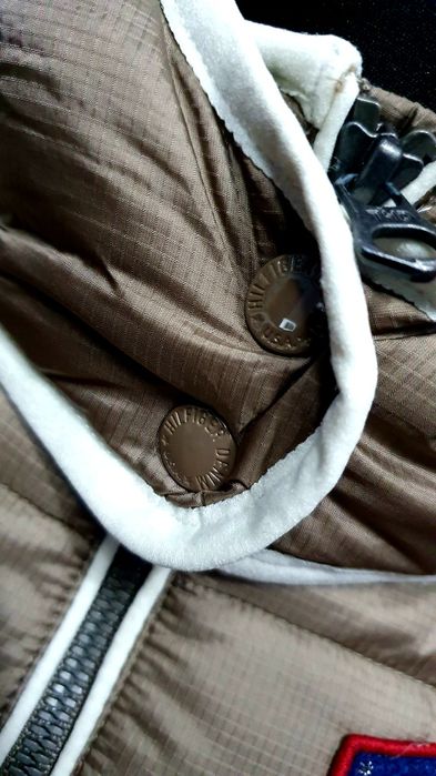 TOMMY HILFIGER roz. S damska kamizelka ocieplacz puchowy z kapturem