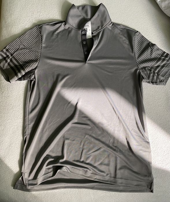 Koszulka golfowa adidas rozm.L nowa do golfa szara