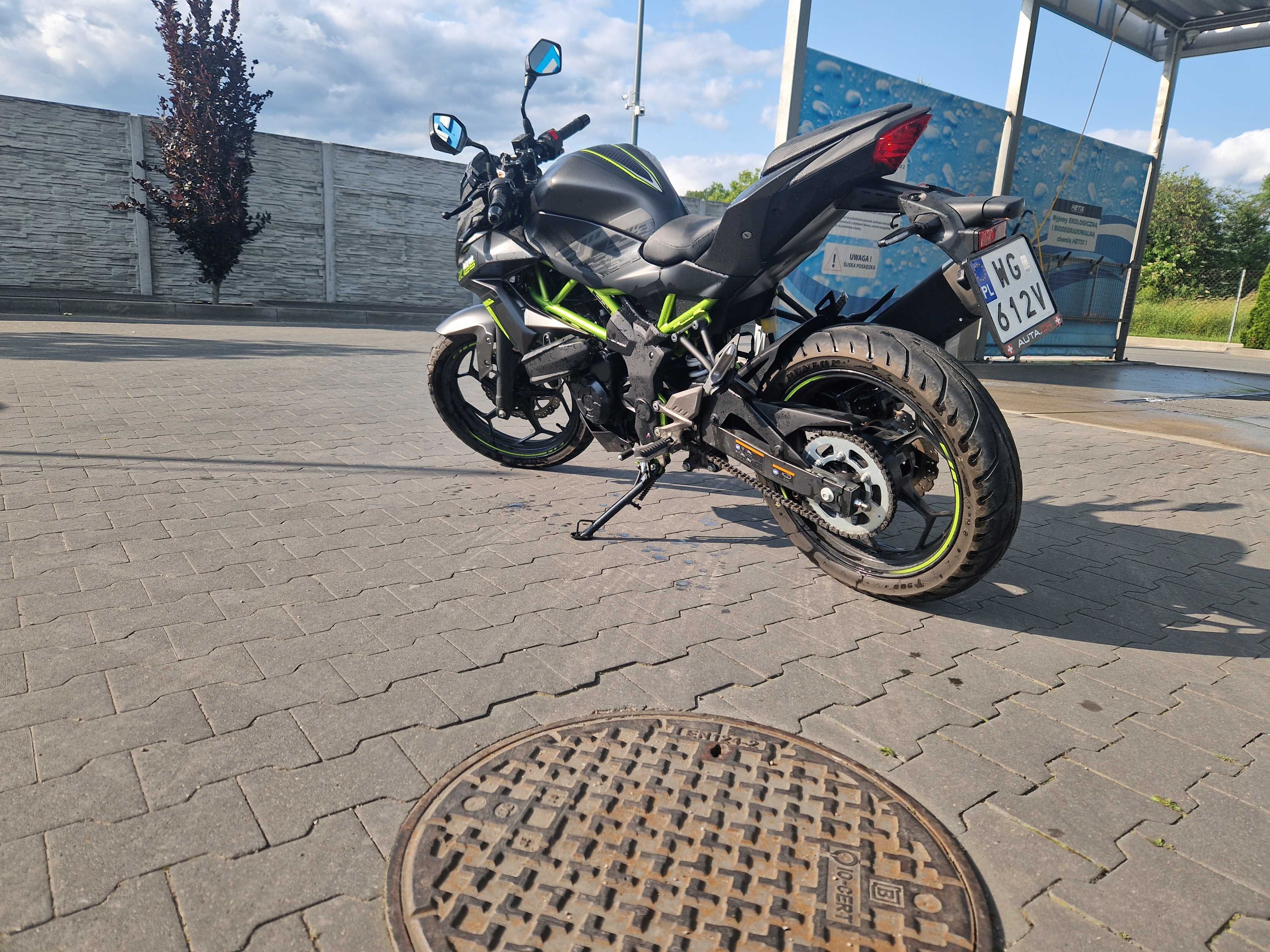 Kawasaki z125 ABS,  2024r. 3200km, Kat.B!