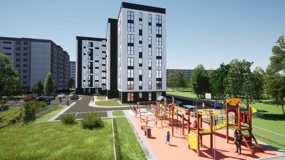 В збудованому будинку 2-на квартира (61.87 кв) в ЖК Комфорт-Сіті