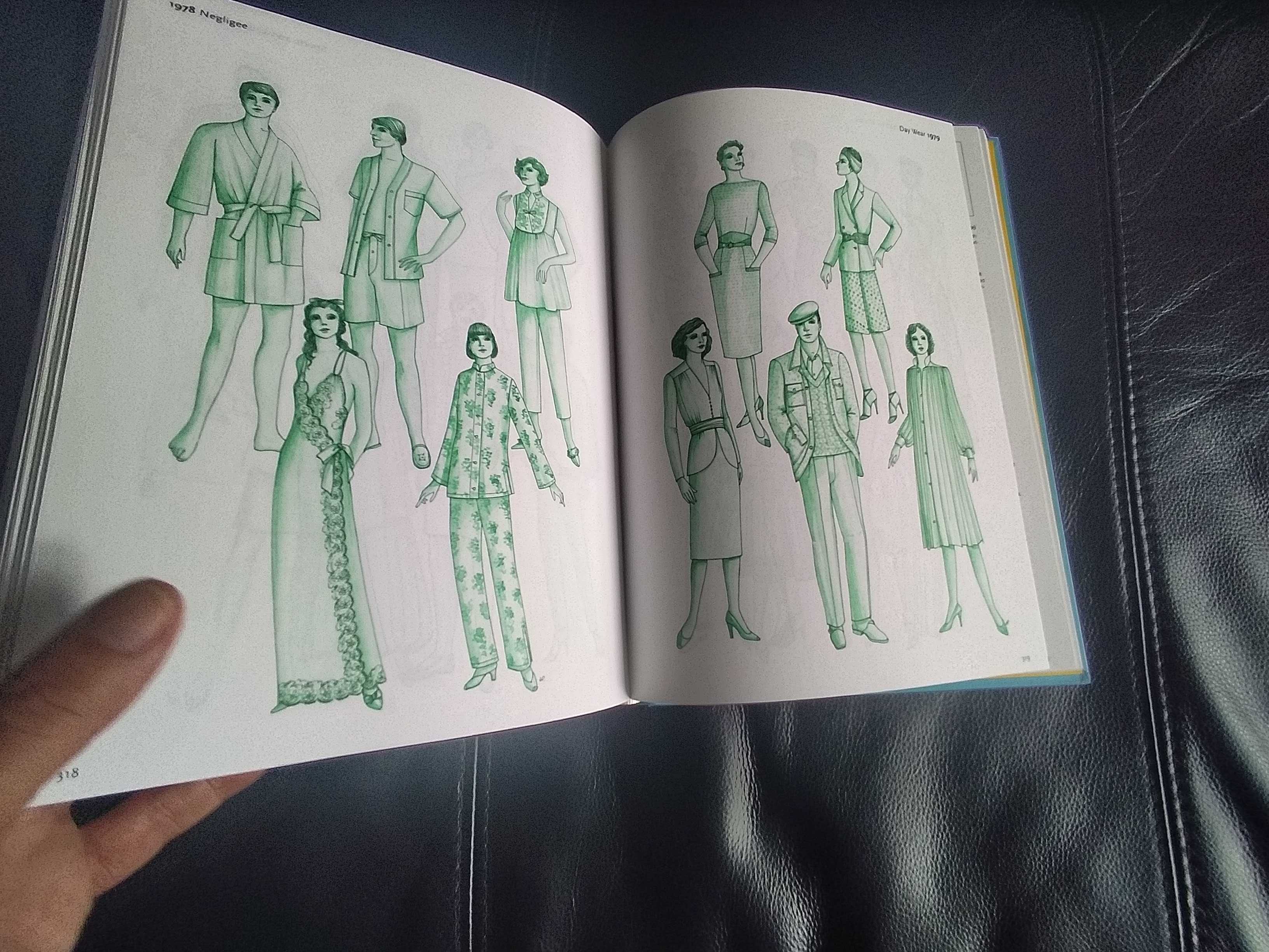 Moda  "The Complete Fashion Sourcebook" Livro referência anos 20 a 80