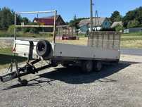 Laweta dwuosiowa Uchylna z podnosnikiem hydraulicznym 2x4.5