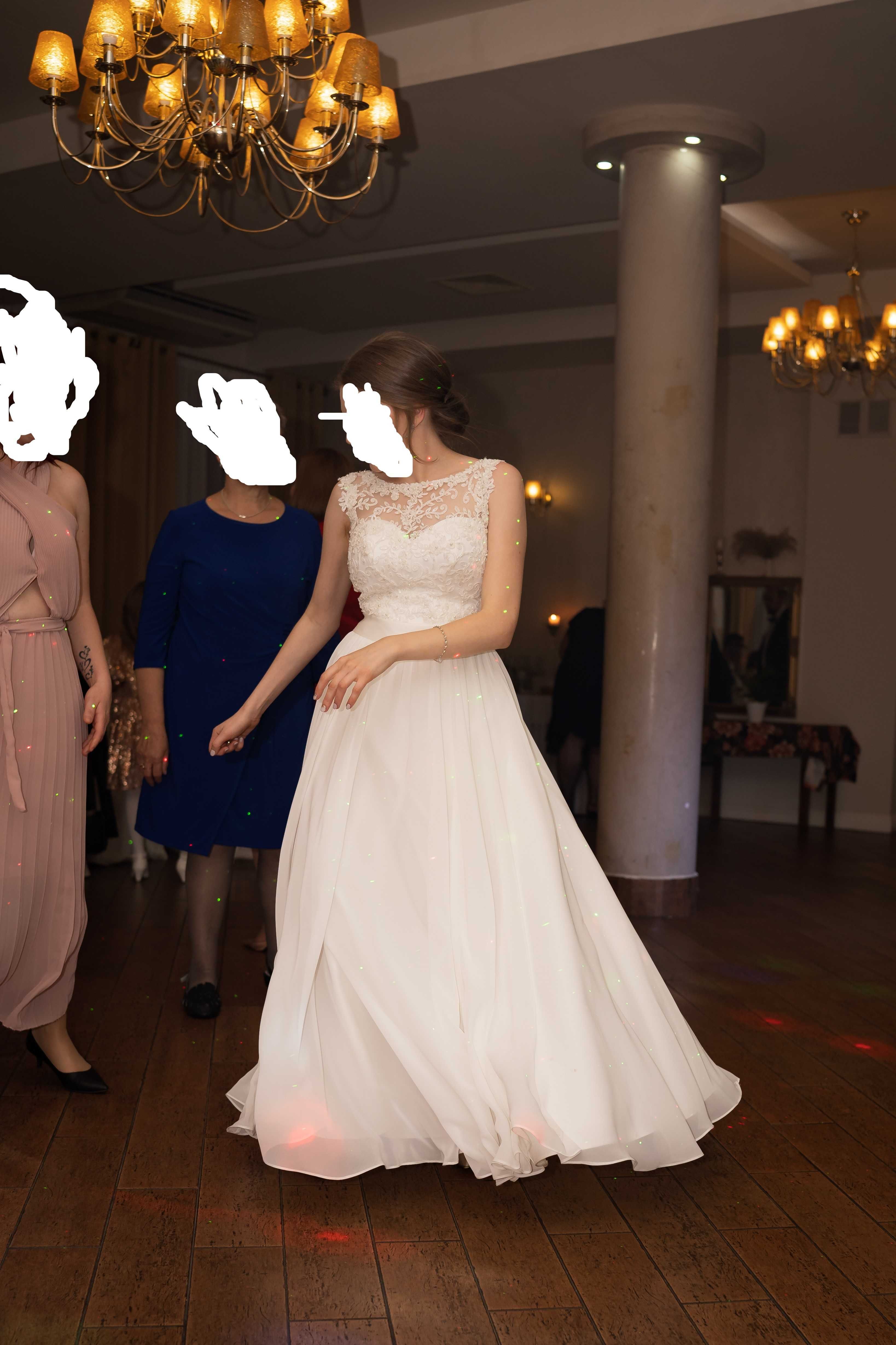 Suknia ślubna rozmiar S wzrost 160