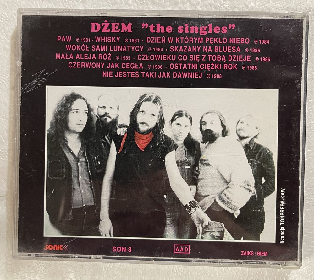 Dżem The Singles cd I wydanie 1992 Sonic