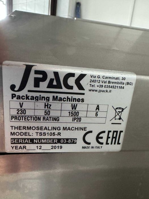 Zgrzewarka gastronomiczna Półautomat zgrzewający TSS105-R