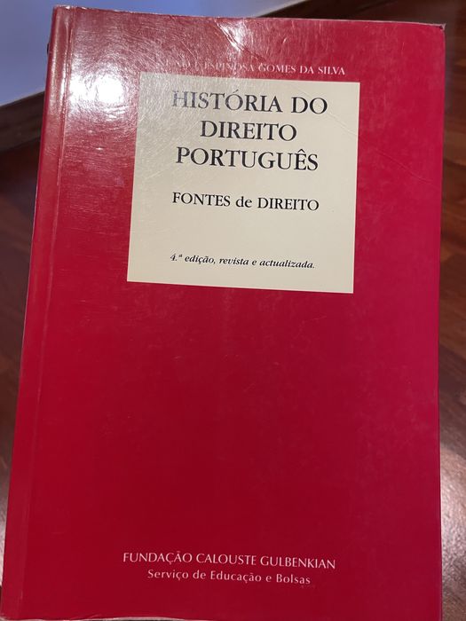 Historia de direito portugues - espinosa gomes da silva
