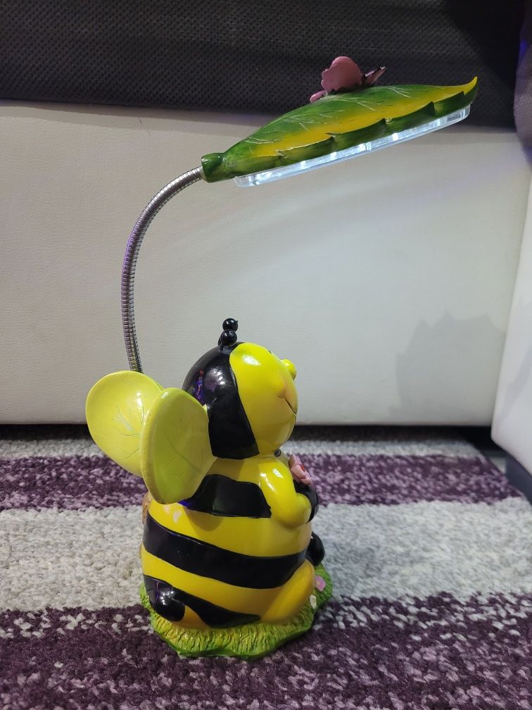 Lampka nocna pszczoły LED,  na baterie