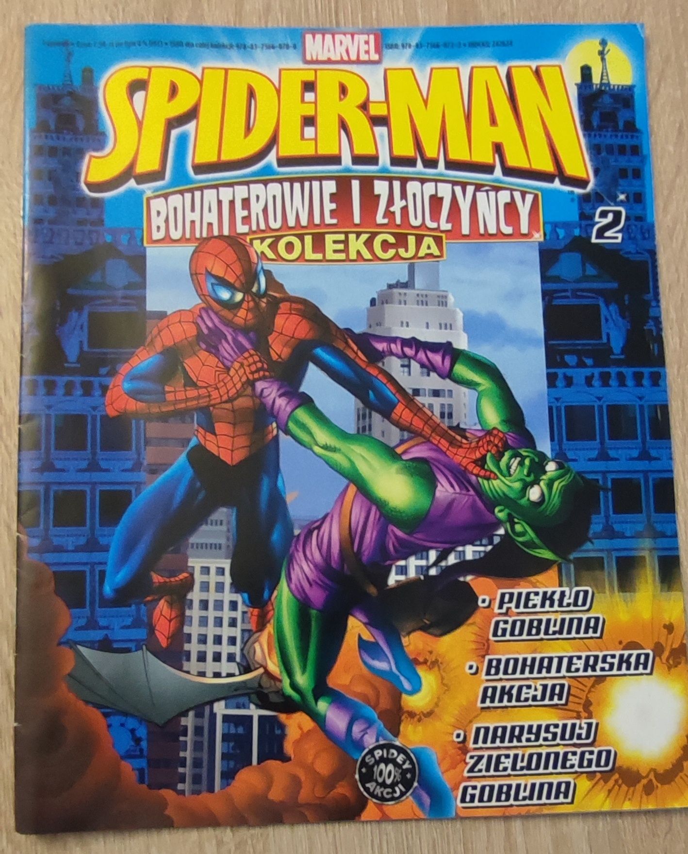 Gazetki, komiks,kolekcja Spider-man.