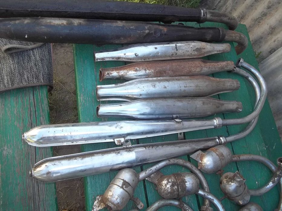 Вихлопні труби мотоциклів К750,Іж49,Іж56,М72,дирчик,В902,Гауя