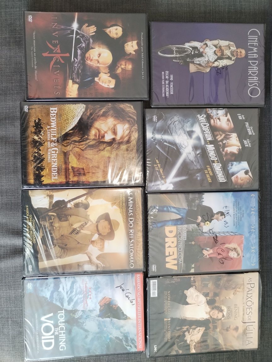 Lote 8 filmes DVD Novos