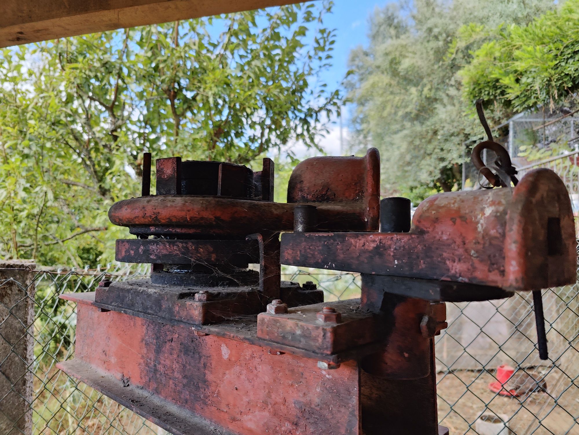 Prensa para uvas
