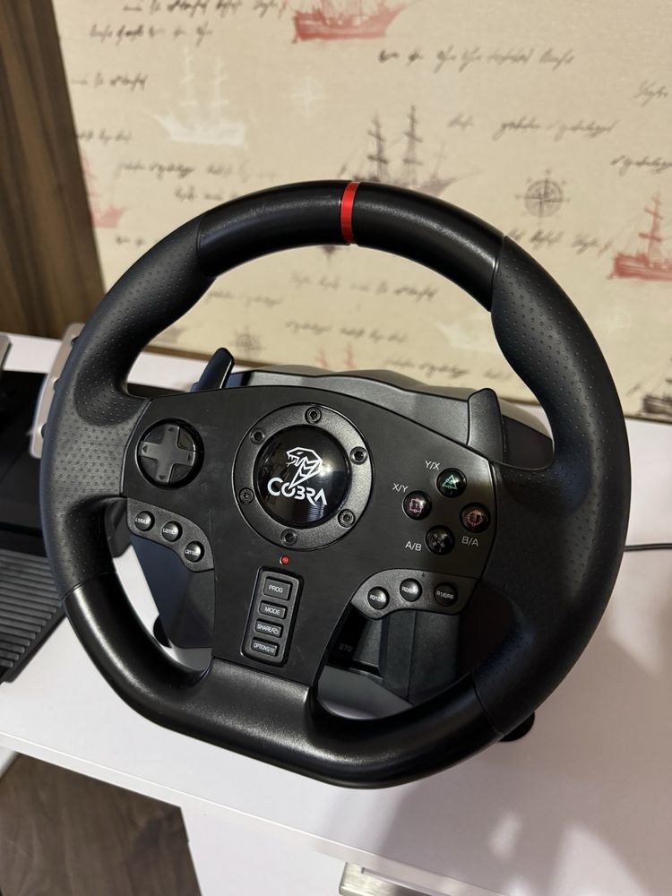 Продам игровой руль Cobra Rally GT 900 в идеальном состоянии.