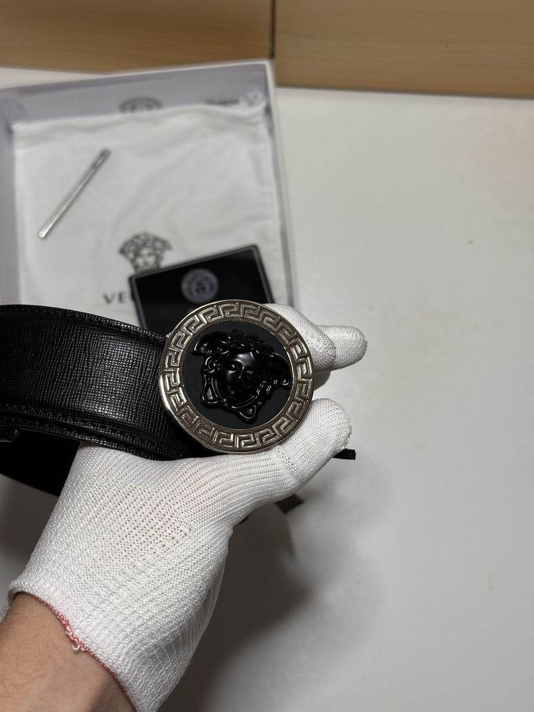 Ремінь Versace Срібний