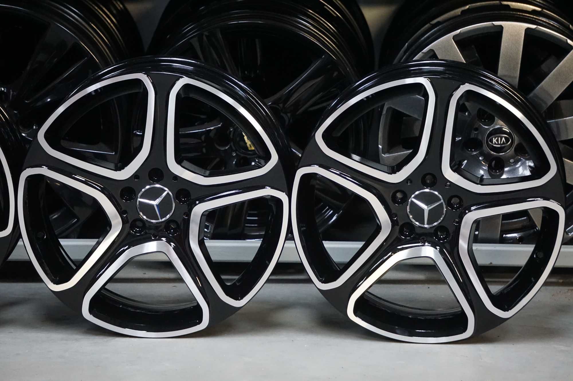 Alufelgi oryginał Mercedes GLK 5x112 7,5Jx19 et47 czarny polysk i cnc