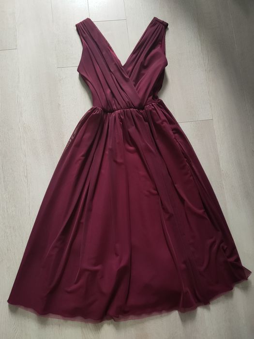 Sukienka MIDI, rozkloszowana XS34 sukienkowo.com Ashley