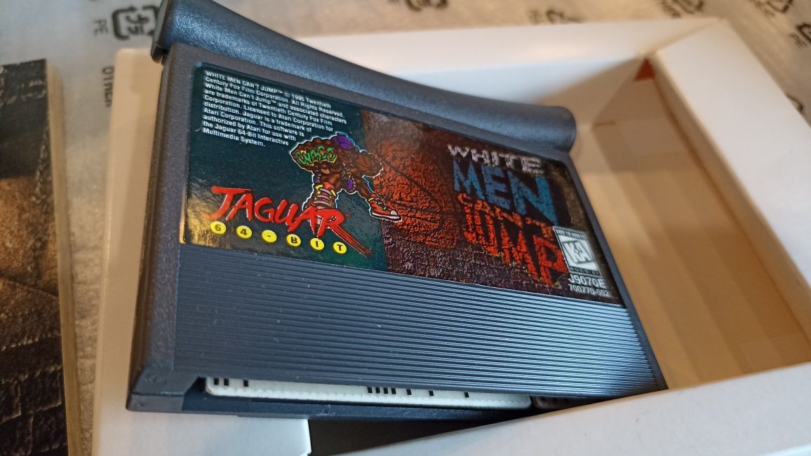 White Men Cant Jump ATARI JAGUAR st. kolekcjonerski BDB++ biały kruk