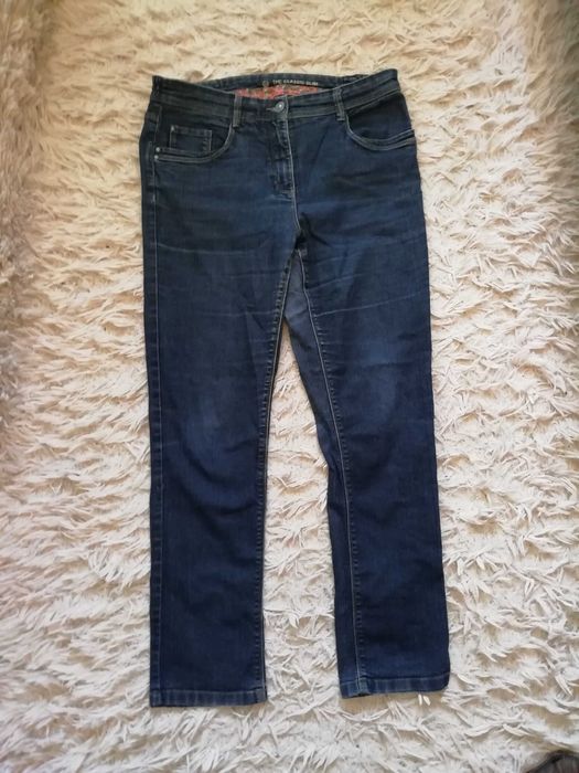 Klasyczne spodnie jeansowe damskie C&A rozm. EU40 stan dobry