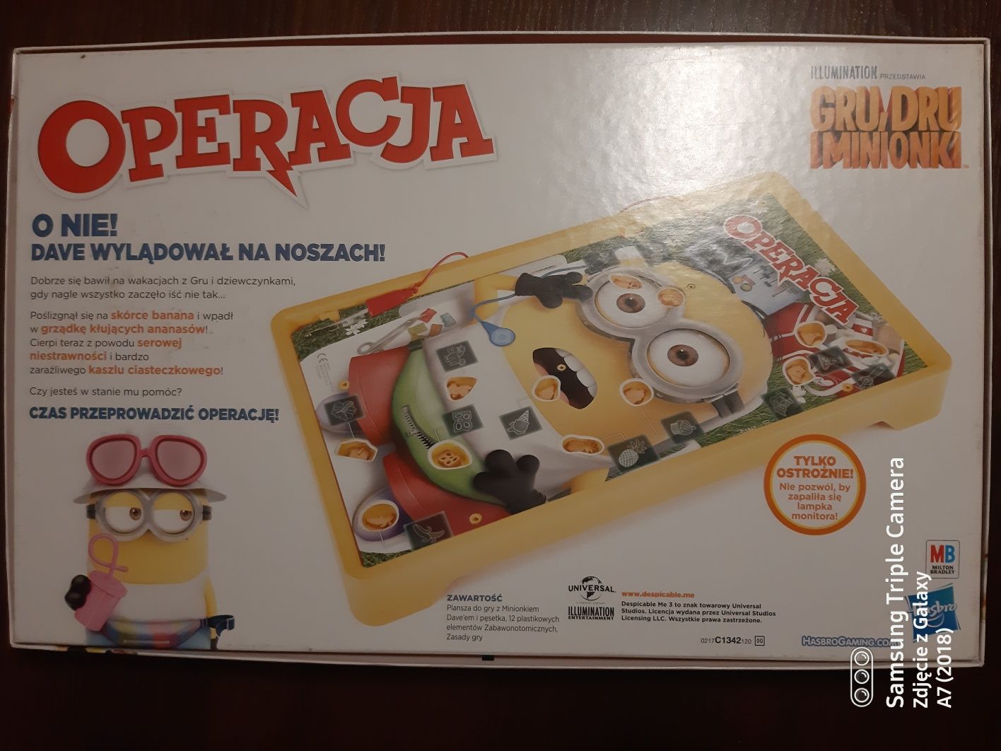 Gra Hasbro Minionki Operacja