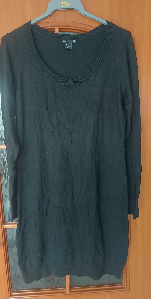Sweter sukienka tunika rozm L H&M