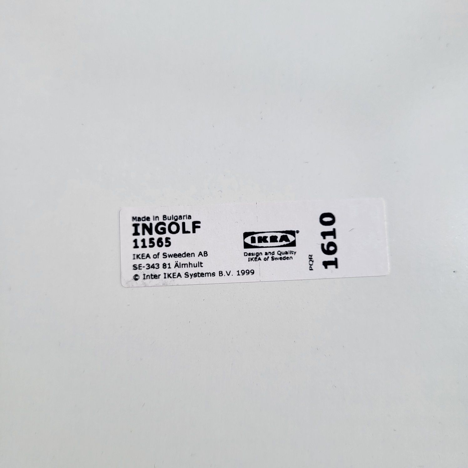 Krzesło krzesła barowe Ingolf Ikea drzewo białe 63cm