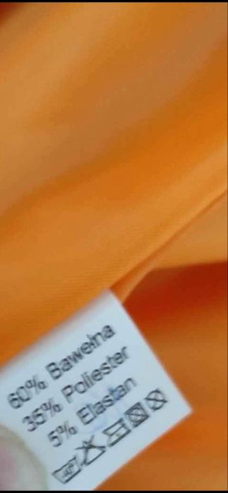 Marynarka damska pomarańczowa w kratkę, Livi, rozmiar  M/38