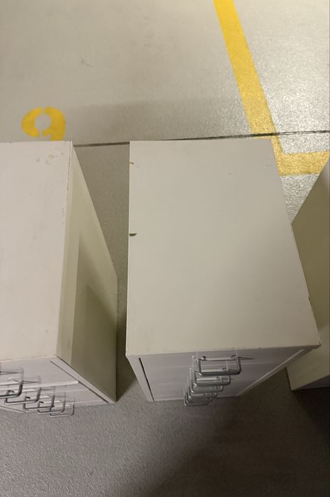 Ikea helmer metalowa szafka z szufladami konternerek pod biurko 2 szt