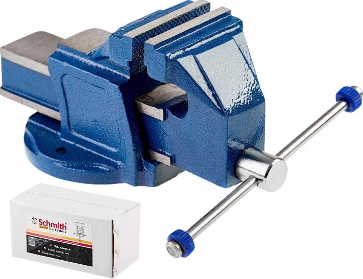 Schmith Solidne Imadło Ślusarskie Stołowe Stałe Żeliwne Mocne 150mm