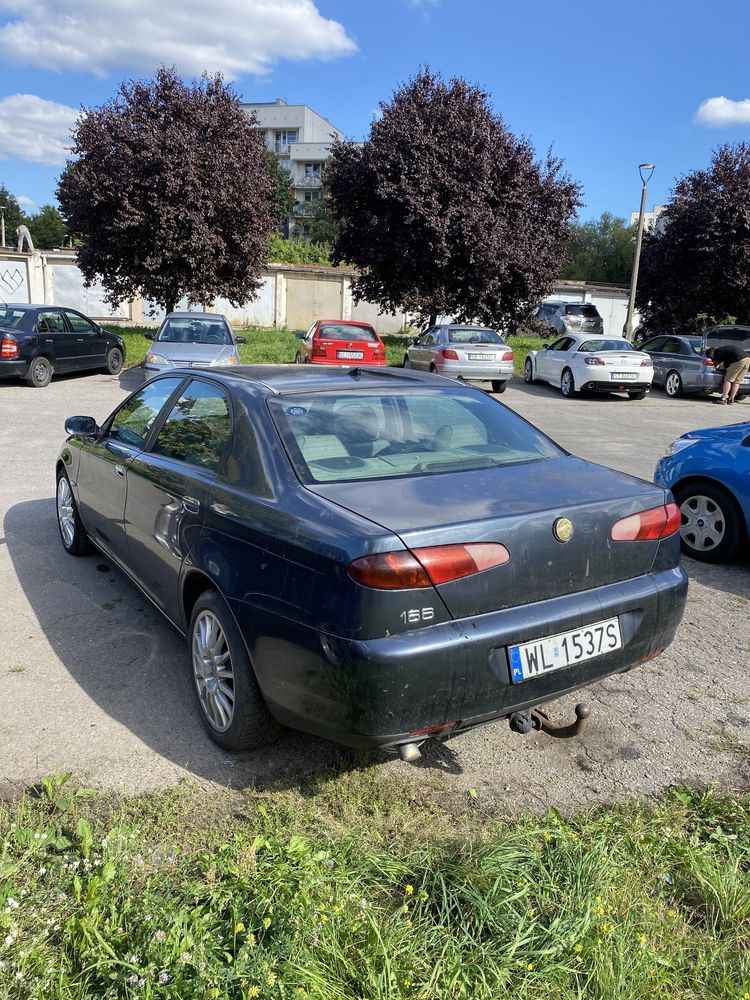 Alfa romeo 166 silnik 2,4 jtd turbo lampy zdrzak skrzynia przewod waz