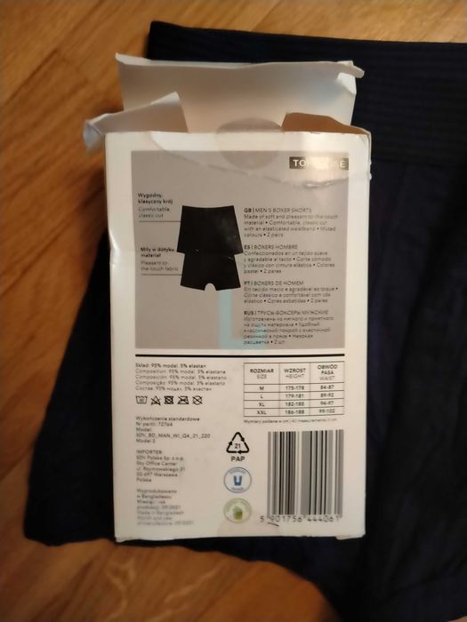 Bokserki męskie 2-pak rozmiar L nowe! Polecam