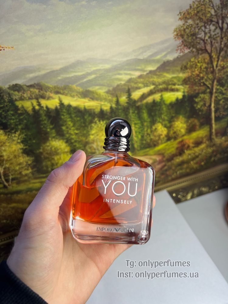 Духи чоловічі Armani Stronger With You Intensely. Армани Стронгер