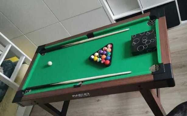 STÓŁ BILARDOWY stół do gry w bilard *NOWY* + akcesoria - kije, bile