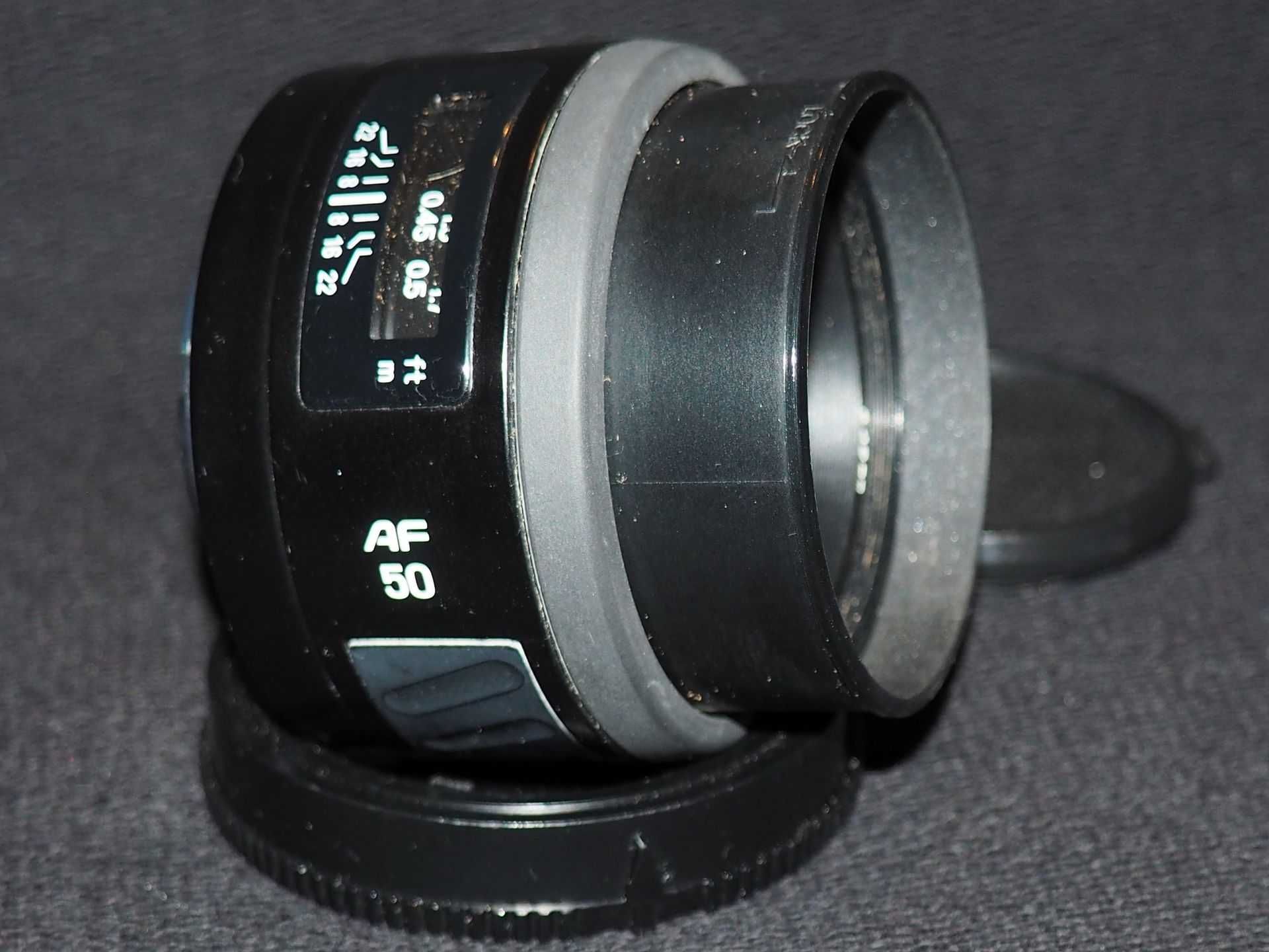 Obiektyw Minolta Maxxum AF f1.7/50mm.