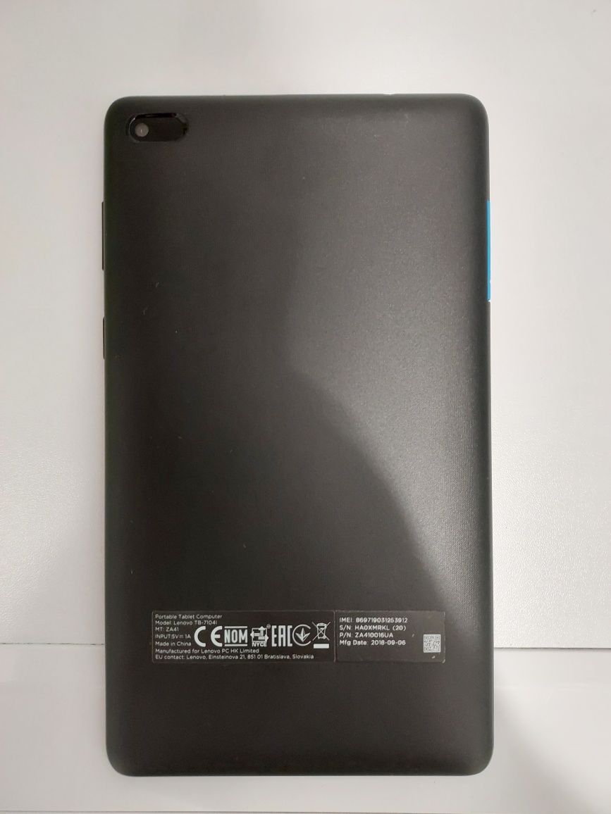 Планшет Lenovo Tab E7 7104I 16GB 3G Slate Black (ZA410039EU)