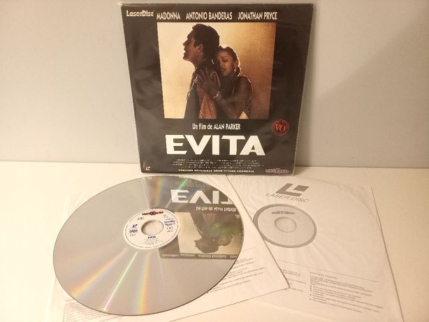Evita edicao Laserdisc disco duplo