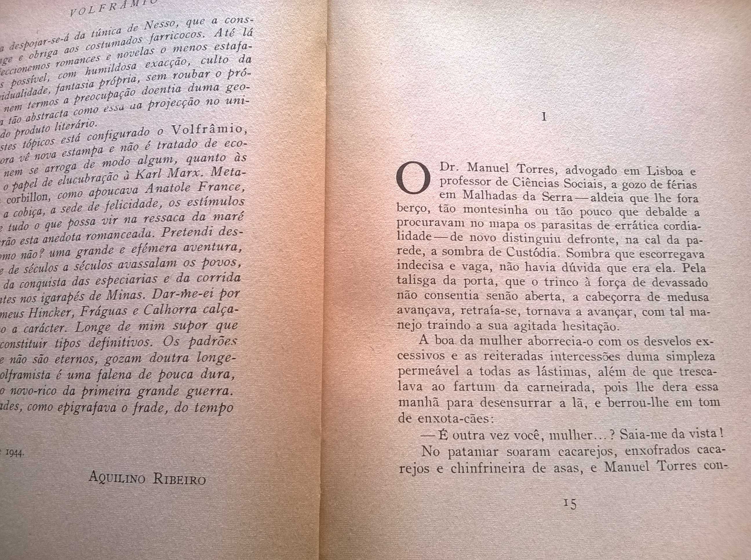 Volfrâmio - Aquilino Ribeiro