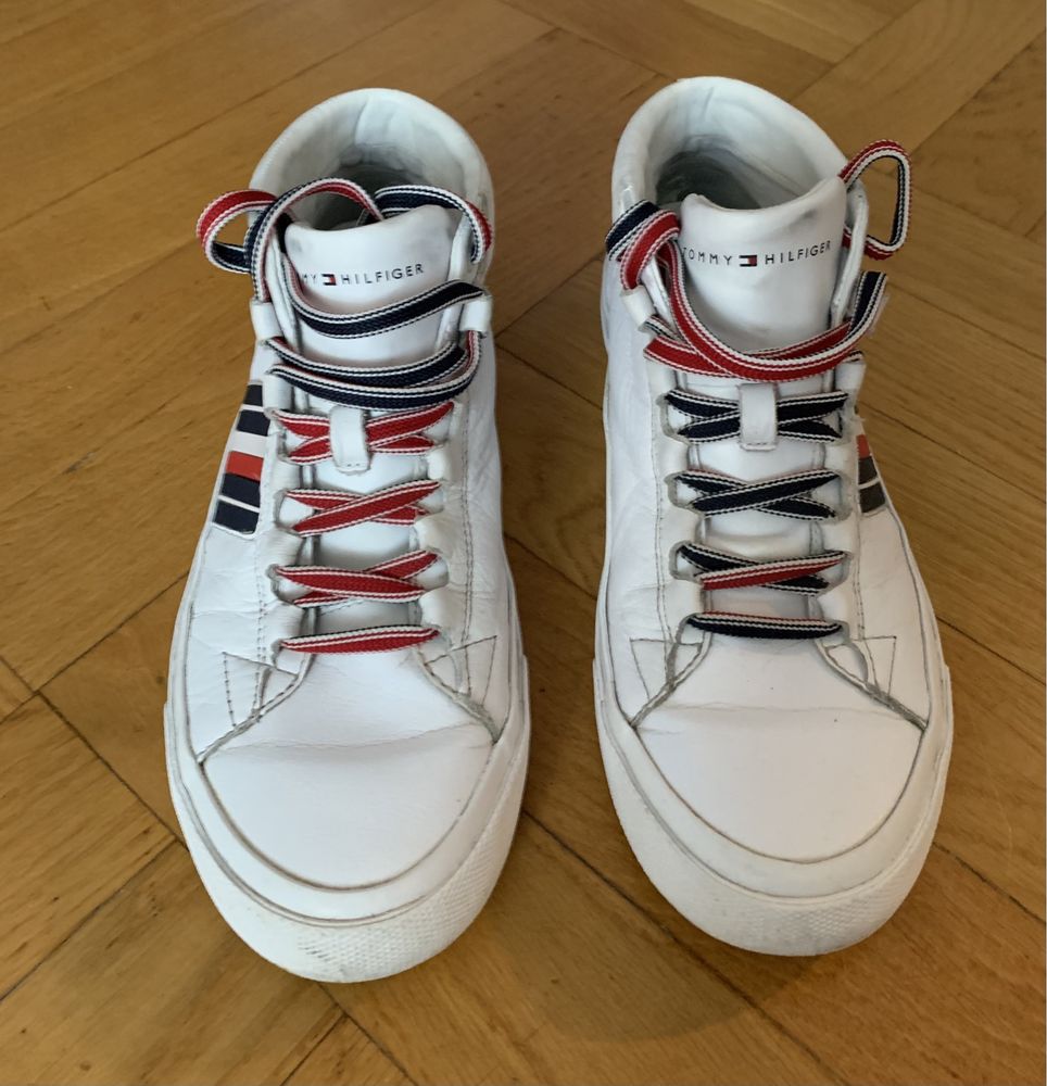 Skórzane trampki Tommy Hilfiger rozm. 41