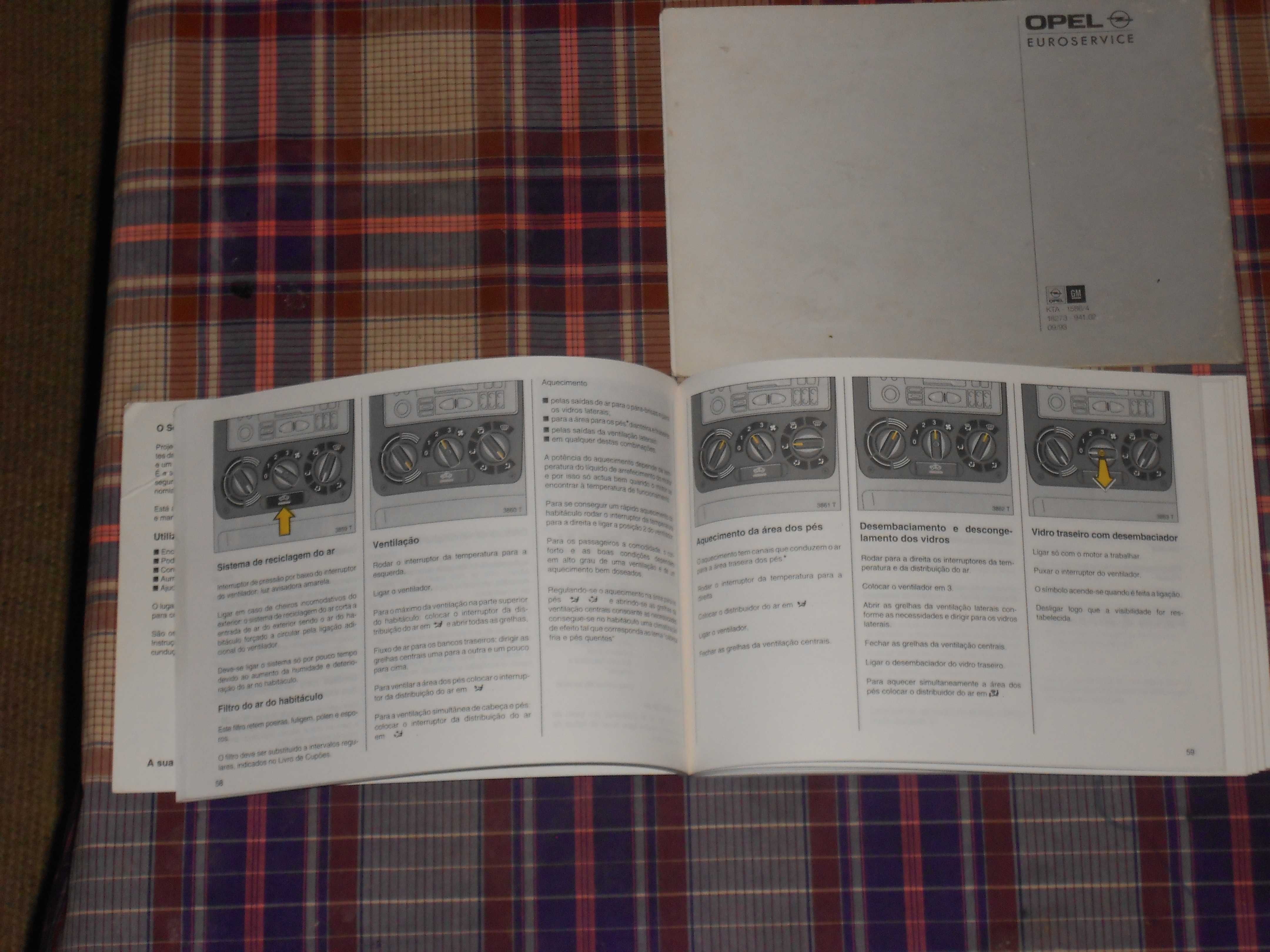 Manual utilizador Opel Astra F